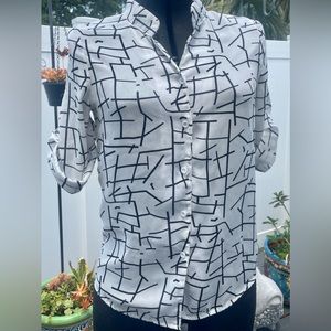 Geometric dress shirt